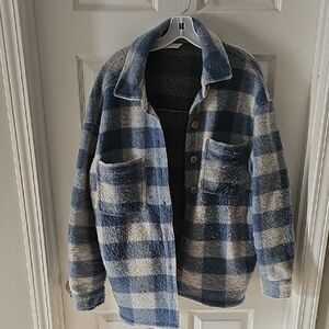 Sonoma Blue and White Checkered Jacket